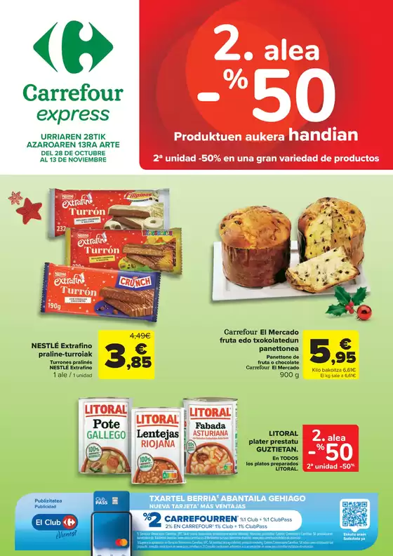 Catálogo Carrefour Express | 2.alea -50% | 2025-11-03T00:00:00.000Z - 2025-11-13T00:00:00.000Z