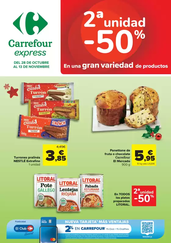 Catálogo Carrefour Express | 2a unidad -50% | 2025-11-03T00:00:00.000Z - 2025-11-13T00:00:00.000Z