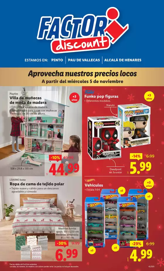 Catálogo FACTORI discount | Factori discount - Ofertas válidas del 05/11 al 10/11 | 2025-11-05T00:00:00.000Z - 2025-11-10T00:00:00.000Z