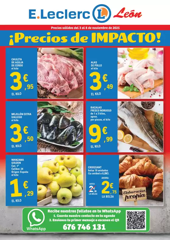 Catálogo E.Leclerc en Alosno | Precios válidos del 3 al 8 de noviembre de 2025 | 2025-11-03T00:00:00.000Z - 2025-11-08T00:00:00.000Z