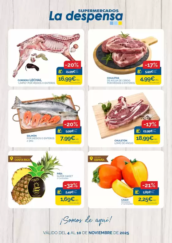 Catálogo Supermercados La Despensa en Gerena | Válido Del 4 Al 10 De Noviembre De 2025 | 2025-11-04T00:00:00.000Z - 2025-11-10T00:00:00.000Z