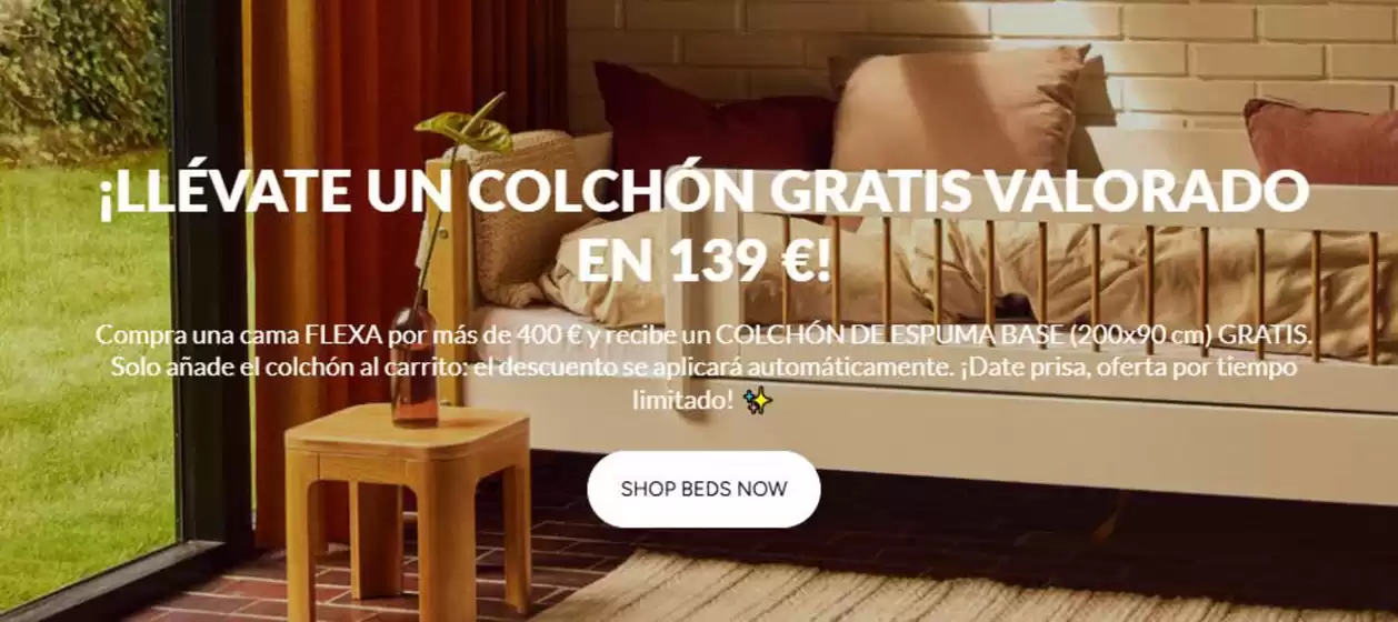 Catálogo FLEXA en Yecla | ¡Llévate Un Colchón Gratis Valorado En 139 €! | 2025-11-04T00:00:00.000Z - 2025-11-23T00:00:00.000Z