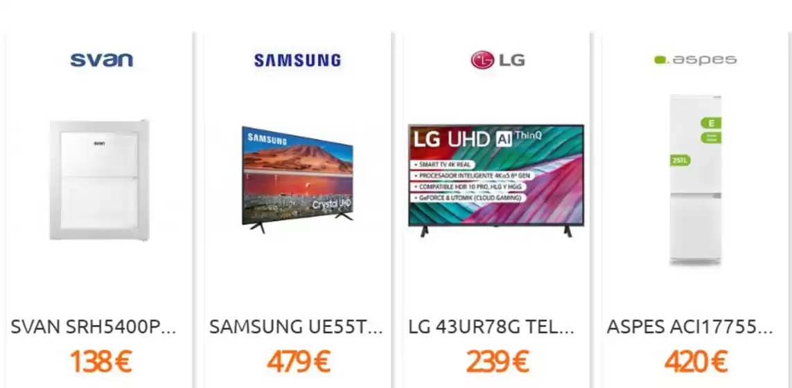 Catálogo Eureka Electrodomésticos en Langreo | Grandes ofertas esta semana | 2025-11-04T00:00:00.000Z - 2025-11-10T00:00:00.000Z