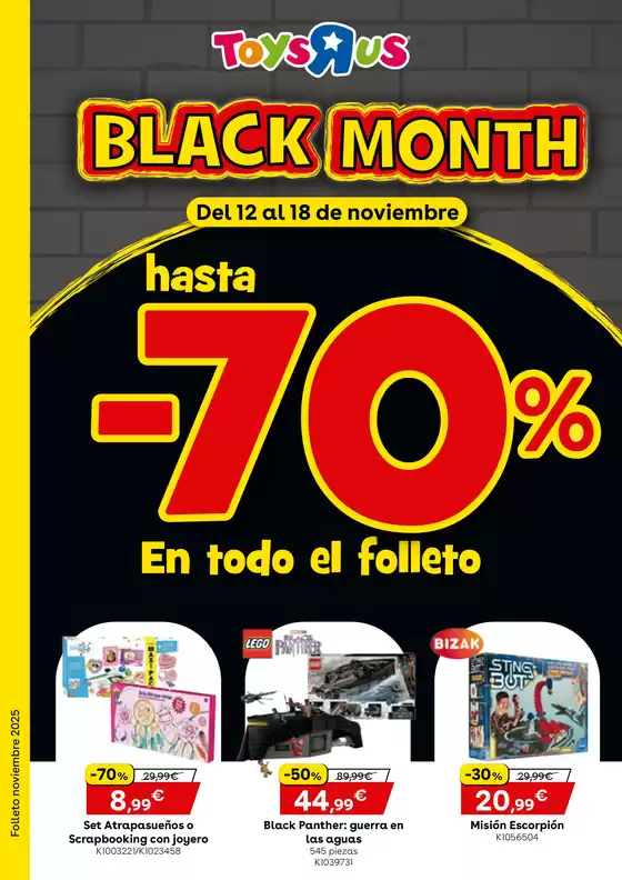 Catálogo ToysRus en Etxebarri | Black Month | 2025-11-12T00:00:00.000Z - 2025-11-18T00:00:00.000Z