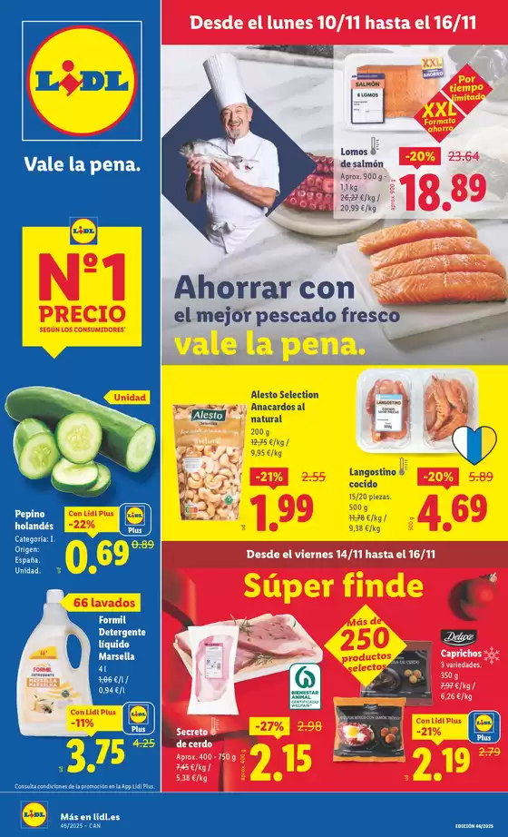 Catálogo Lidl en Puerto del Carmen | № 1 PRECIO - Ofertas válidas del 10/11 al 16/11 | 2025-11-10T00:00:00.000Z - 2025-11-16T00:00:00.000Z