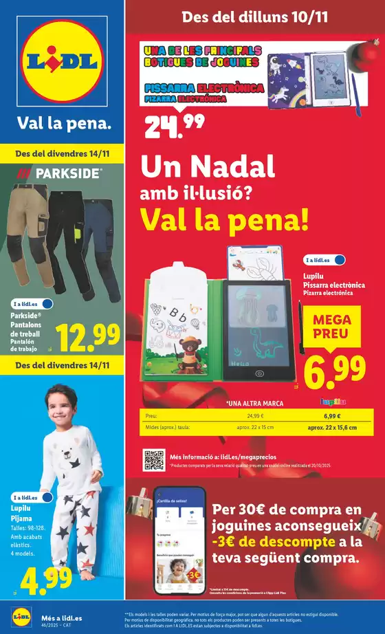 Catálogo Lidl en Sant Feliu | ¡Bazar Lidl! Ofertas válidas del 10/11 al 16/11 | 2025-11-10T00:00:00.000Z - 2025-11-16T00:00:00.000Z