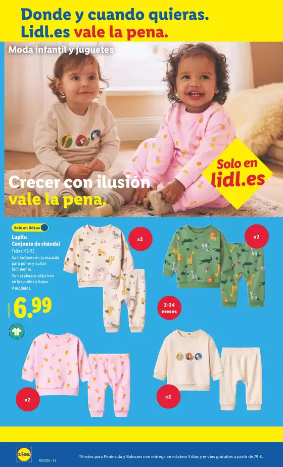 ¡Bazar Lidl! Ofertas válidas del 10/11 al 16/11