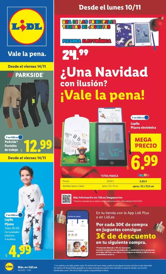 Catálogo Lidl en Puerto del Carmen | ¡Bazar Lidl! Ofertas válidas del 10/11 al 16/11 | 2025-11-10T00:00:00.000Z - 2025-11-16T00:00:00.000Z