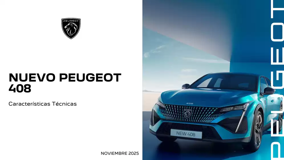 Catálogo Peugeot en Bormujos | Nuevo Peugeot 408 | 2025-11-01T00:00:00.000Z - 2025-11-30T00:00:00.000Z