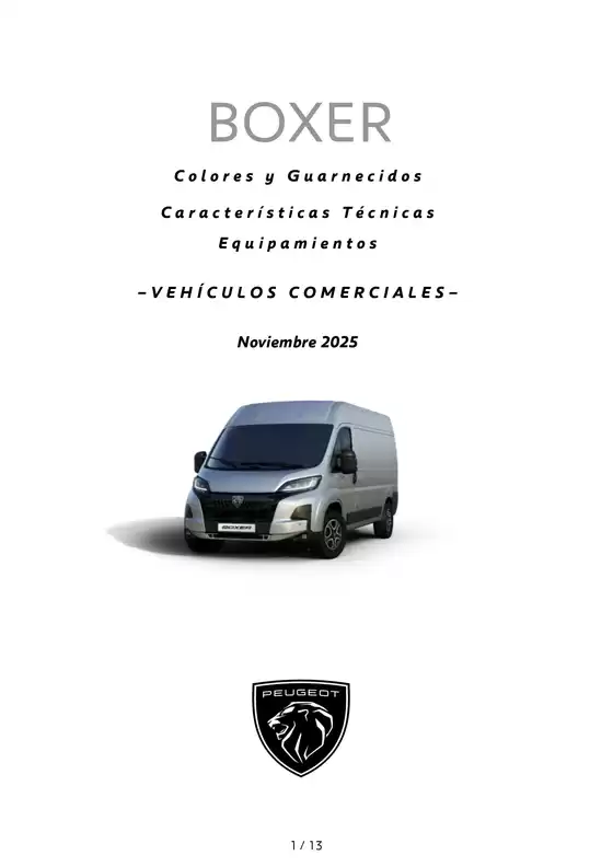 Catálogo Peugeot en Sevilla | Peugeot BOXER | 2025-11-01T00:00:00.000Z - 2025-11-30T00:00:00.000Z
