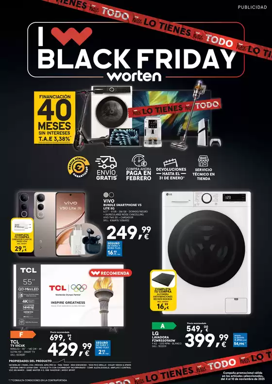 Catálogo Worten en Cambrils | Oferta válida desde el 4 al 10 de noviembre | 2025-11-04T00:00:00.000Z - 2025-11-10T00:00:00.000Z