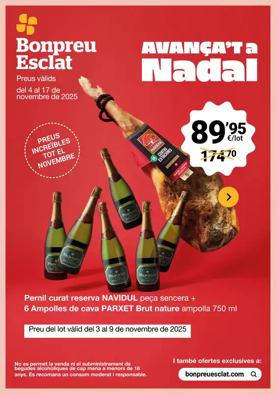 Catálogo BonpreuEsclat en Paterna | Preus Vàlids Del 4 Al 17 De Novembre De 2025 | 2025-11-04T00:00:00.000Z - 2025-11-17T00:00:00.000Z
