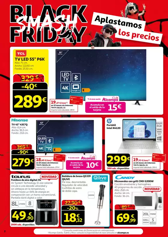 Del 6 al 19 de noviembre de 2025