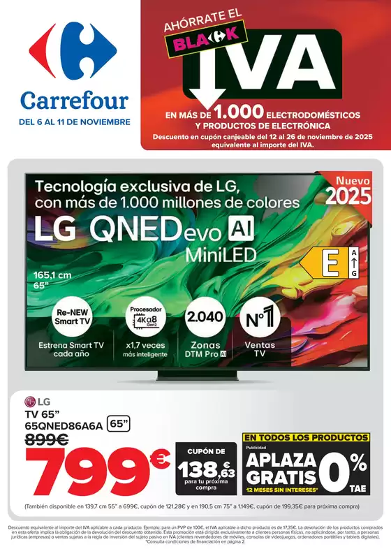 Catálogo Carrefour en Mairena del Alcor | SIN IVA | 2025-11-06T00:00:00.000Z - 2025-11-11T00:00:00.000Z