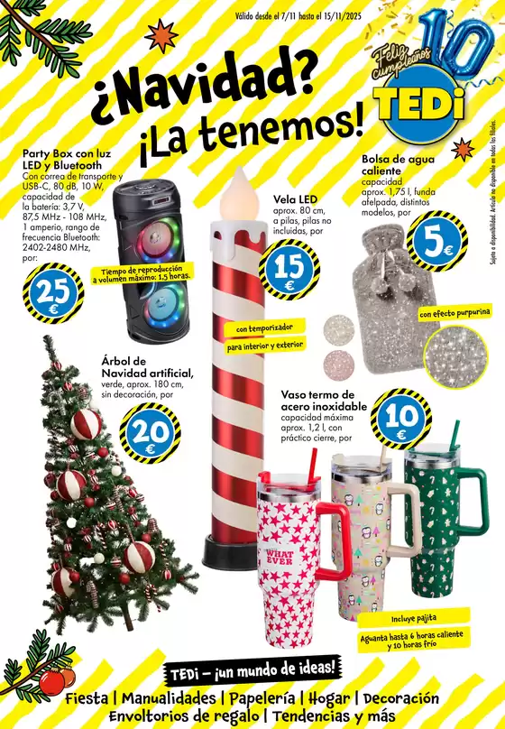 Catálogo TEDi en Majadahonda | ¿Navidad? ¡La tenemos! | 2025-11-07T00:00:00.000Z - 2025-11-16T00:00:00.000Z