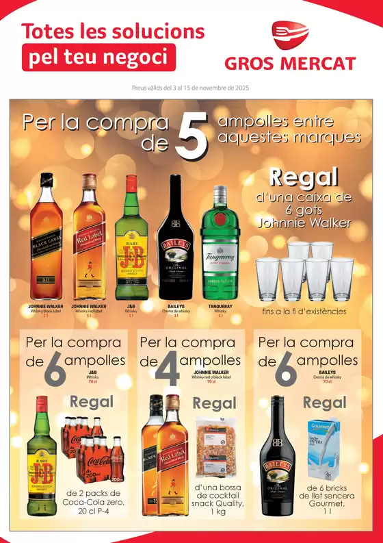 Catálogo Gros Mercat en Campillos | Totes les solucions pel teu negoci | 2025-11-05T00:00:00.000Z - 2025-11-15T00:00:00.000Z