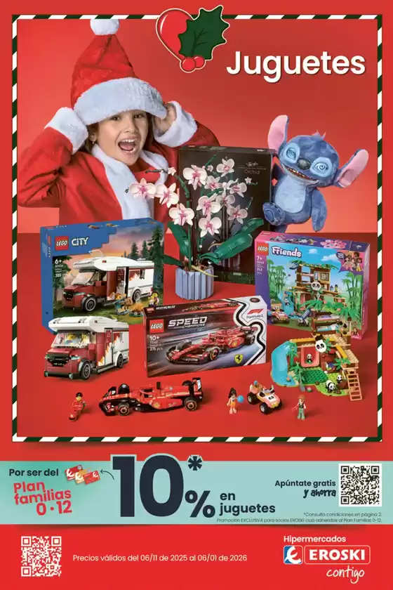Catálogo Eroski | -10% EN JUGUETES | 2025-11-06T00:00:00.000Z - 2026-01-06T00:00:00.000Z