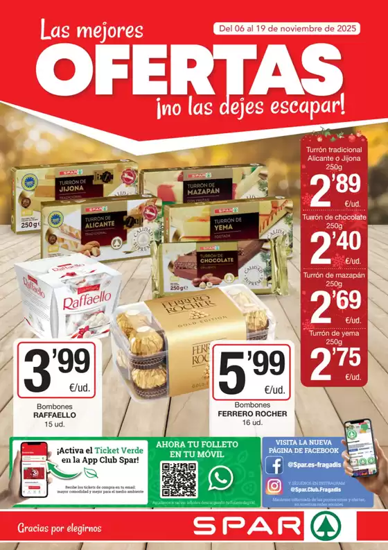 Catálogo SPAR Fragadis en Santa Coloma de Queralt | Las Mejores Ofertas | 2025-11-06T00:00:00.000Z - 2025-11-19T00:00:00.000Z