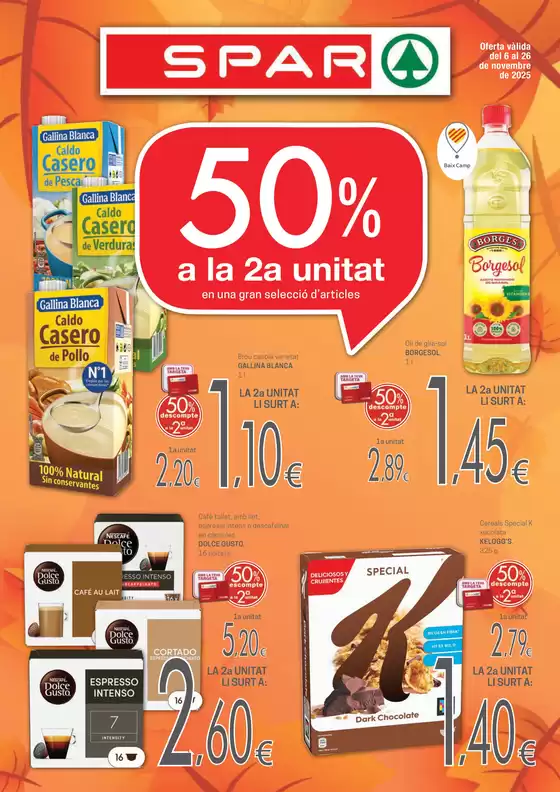Catálogo Valvi Supermercats | 50% A La 2a Unitat En Una Gran Selecció D'articles | 2025-11-06T00:00:00.000Z - 2025-11-26T00:00:00.000Z