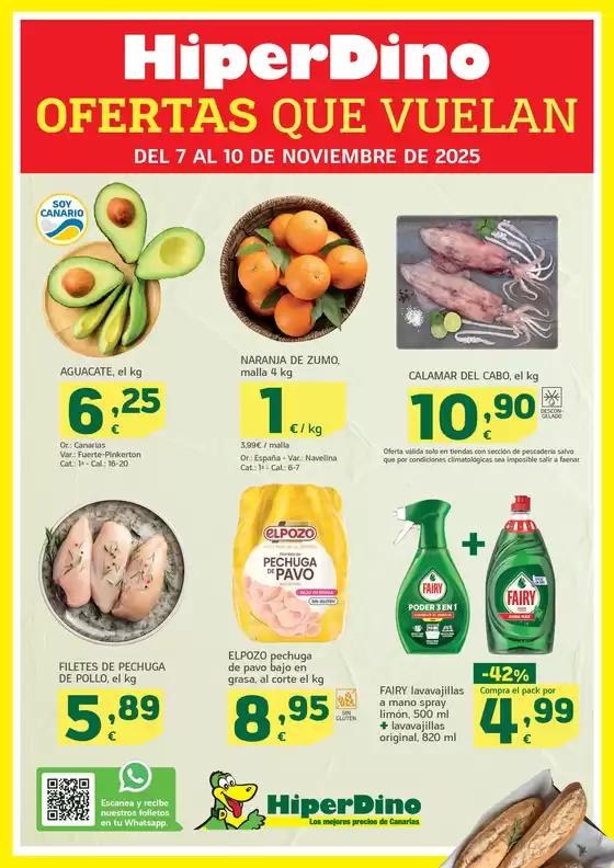 Catálogo HiperDino en Cuenca | Ofertas que vuelan desde el 7 de noviembre | 2025-11-07T00:00:00.000Z - 2025-11-10T00:00:00.000Z