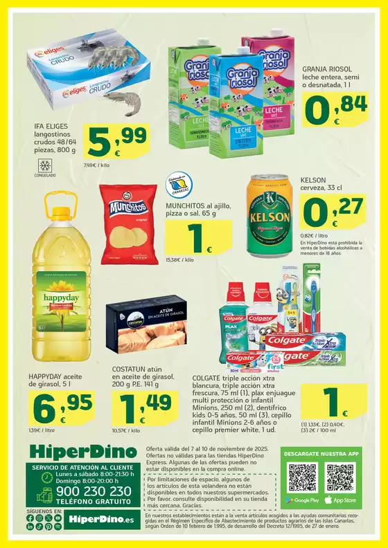 Ofertas que vuelan desde el 7 de noviembre