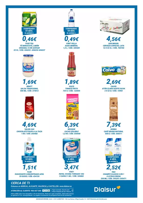 Oferta válida del 6 al 30 de noviembre