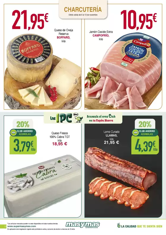 Oferta válida del 6 al 12 de noviembre