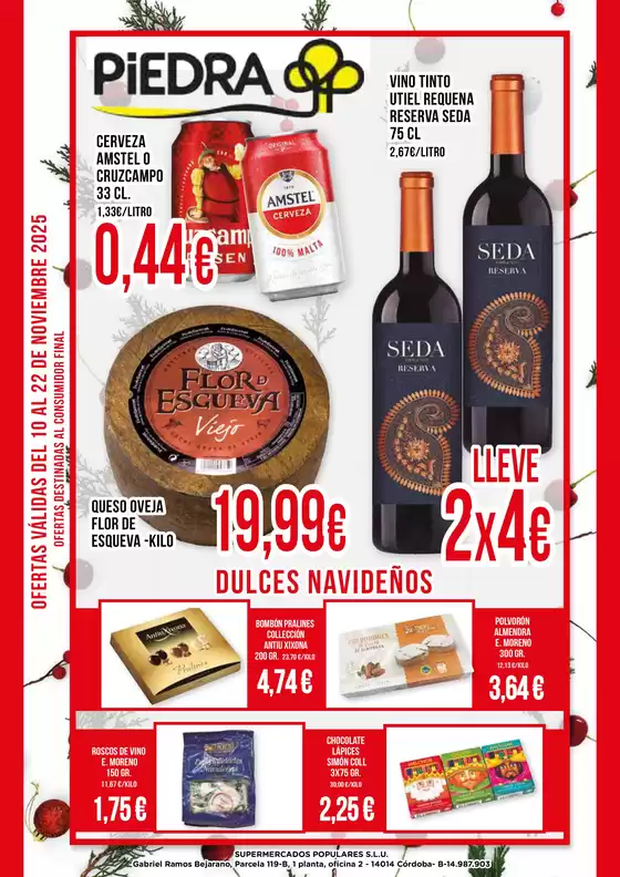 Catálogo Supermercados Piedra en Pilas | Ofertas Válidas Del 10 Al 22 De Noviembre 2025 | 2025-11-10T00:00:00.000Z - 2025-11-22T00:00:00.000Z