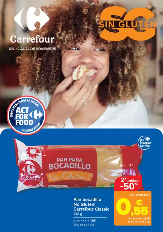 Catálogo Carrefour en Torrent | SIN GLUTEN | 2025-11-12T00:00:00.000Z - 2025-11-24T00:00:00.000Z