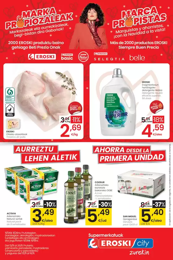 Catálogo Eroski en Cartes | Más de 2000 productos EROSKI siempre a buen precio | 2025-11-13T00:00:00.000Z - 2025-11-26T00:00:00.000Z