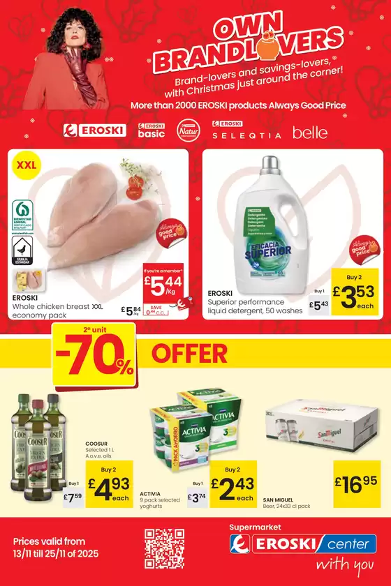 Catálogo Eroski en Cartes | More than 2000 EROSKI products Always Good Price | 2025-11-13T00:00:00.000Z - 2025-11-25T00:00:00.000Z