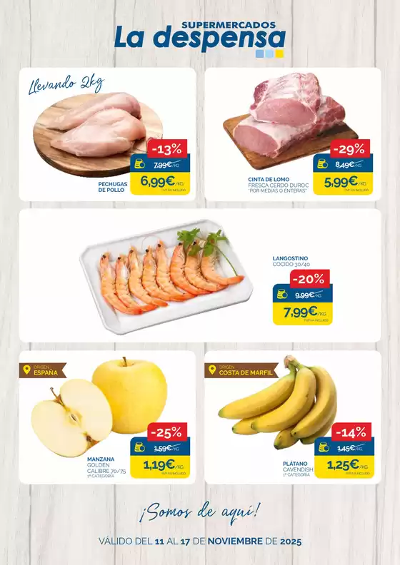 Catálogo Supermercados La Despensa en Tres Cantos | Válido Del 11 Al 17 De Noviembre De 2025  | 2025-11-11T00:00:00.000Z - 2025-11-17T00:00:00.000Z