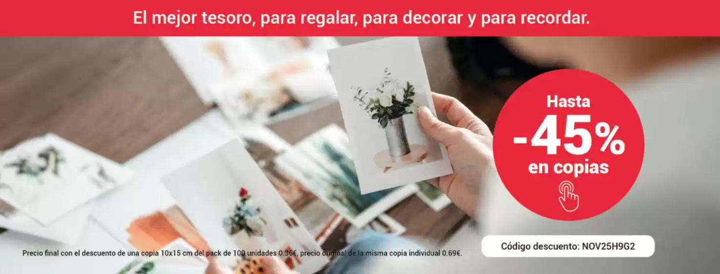 Catálogo Fotoprix en Alcalá la Real | El mejor tesoro, para regalar, para decorar y para recordar. | 2025-11-11T00:00:00.000Z - 2025-11-30T00:00:00.000Z