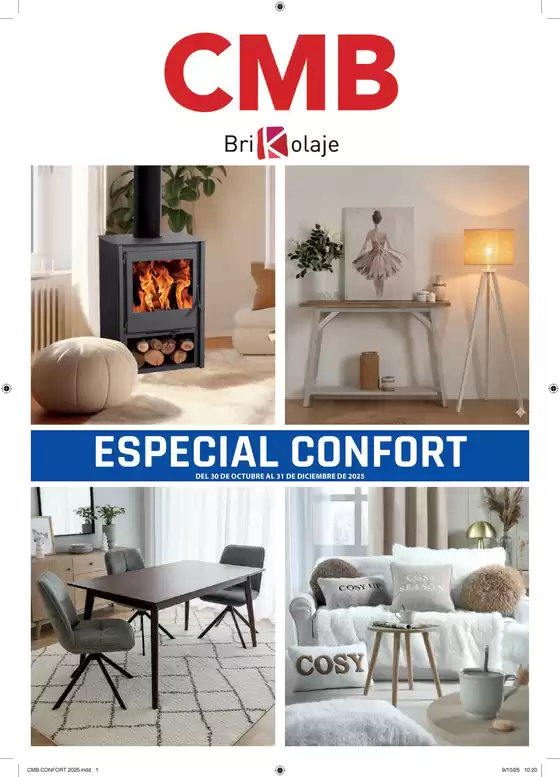 Catálogo CMB Bricolage | Especial Confort | 2025-10-30T00:00:00.000Z - 2025-12-31T00:00:00.000Z
