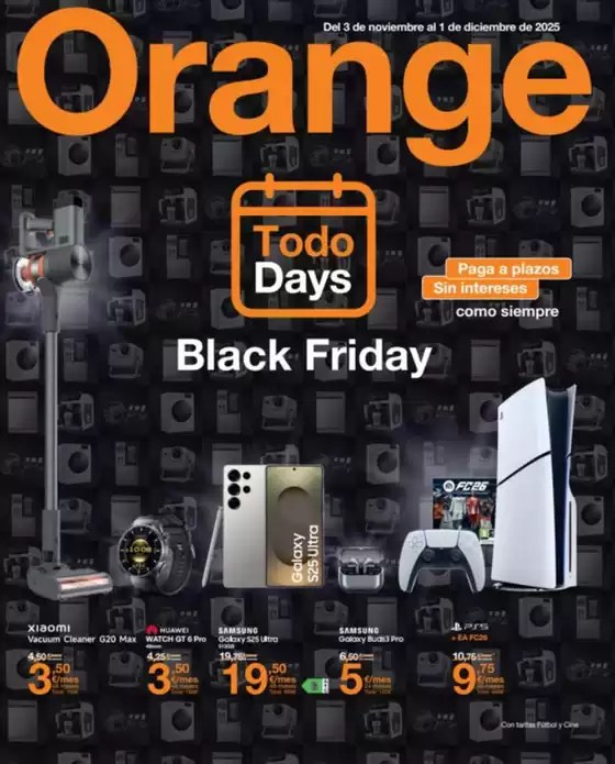 Catálogo Orange en Fraga | Black Friday  | 2025-11-12T00:00:00.000Z - 2025-12-01T00:00:00.000Z