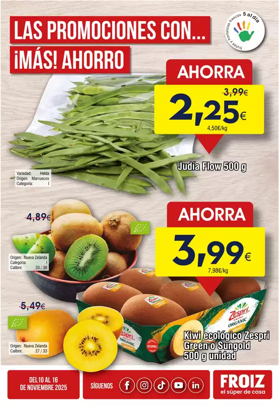 Catálogo Froiz en Curtis | Froiz Oferta semanal | 2025-11-10T00:00:00.000Z - 2025-11-16T00:00:00.000Z