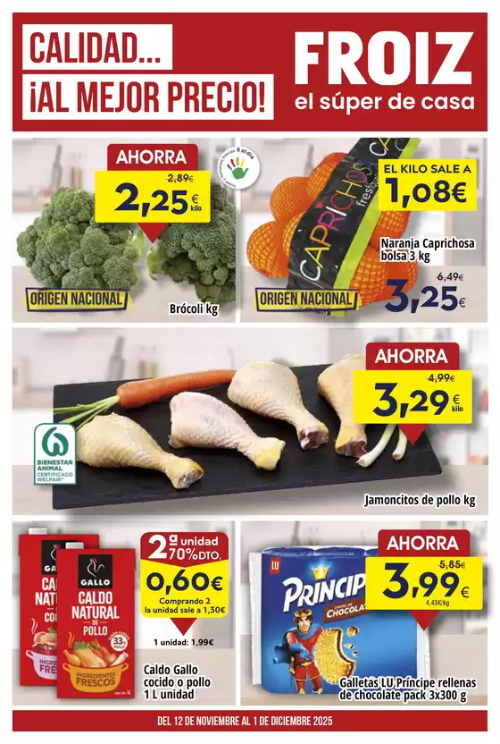 Catálogo Froiz en Curtis | Calidad... ¡Al mejor precio! | 2025-11-12T00:00:00.000Z - 2025-12-01T00:00:00.000Z