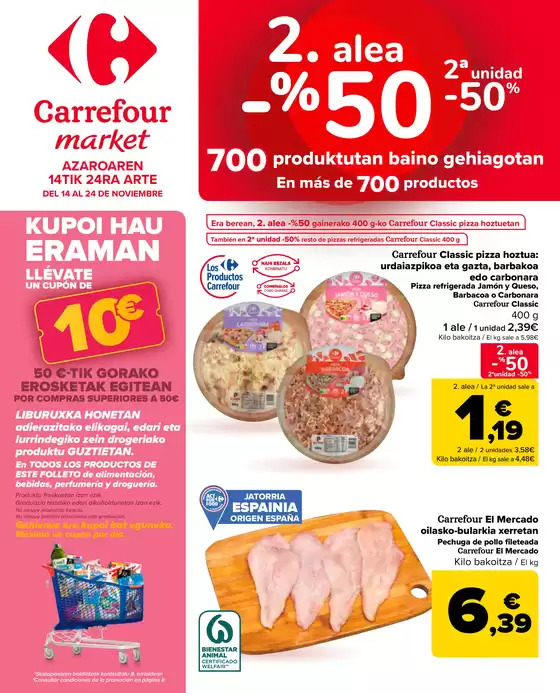 Catálogo Carrefour Market en Figueres | 2.alea -50% | 2025-11-14T00:00:00.000Z - 2025-11-24T00:00:00.000Z