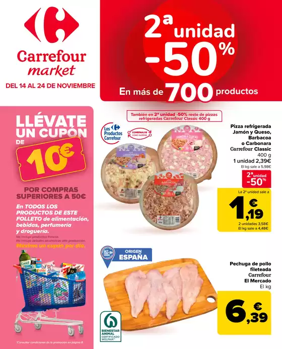 Catálogo Carrefour Market en Figueres | 2a unidad -50%  | 2025-11-14T00:00:00.000Z - 2025-11-24T00:00:00.000Z