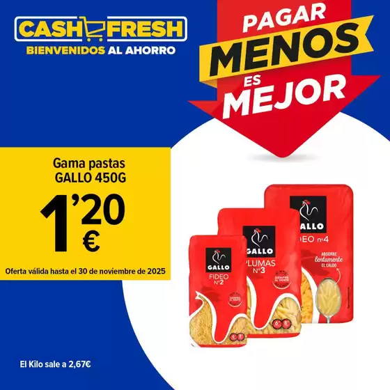 Catálogo Cash Fresh en San José de la Rinconada | Bienvenidos Al Ahorro | 2025-11-14T00:00:00.000Z - 2025-11-30T00:00:00.000Z