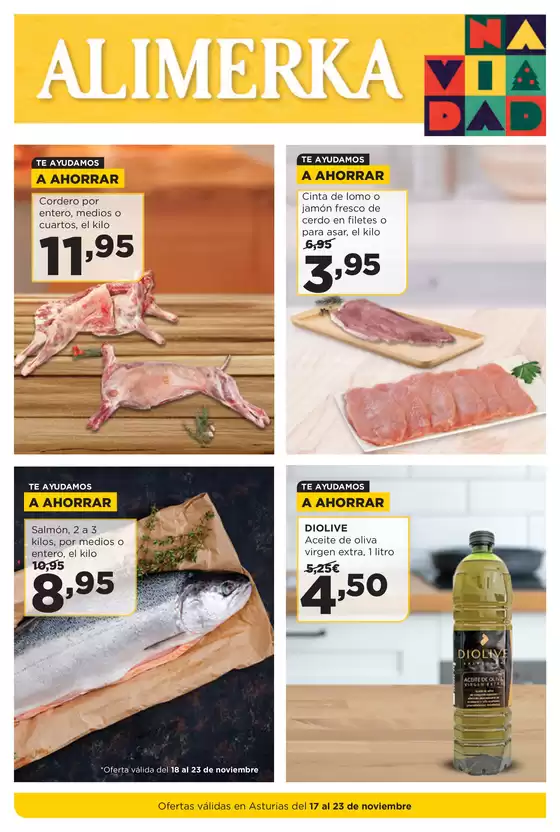 Catálogo Alimerka | Semanal del - Alimerka | 2025-11-17T00:00:00.000Z - 2025-11-23T00:00:00.000Z