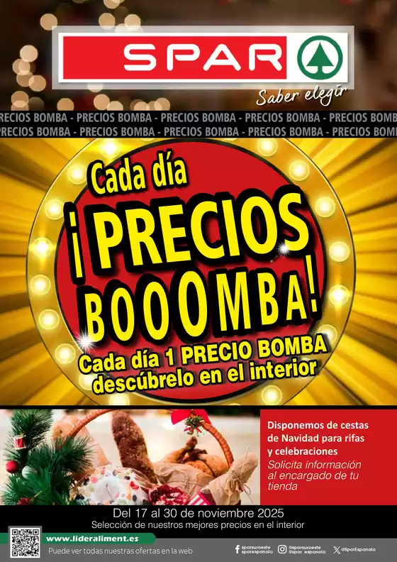 Catálogo SPAR | ¡Precios Booomba! | 2025-11-17T00:00:00.000Z - 2025-11-30T00:00:00.000Z