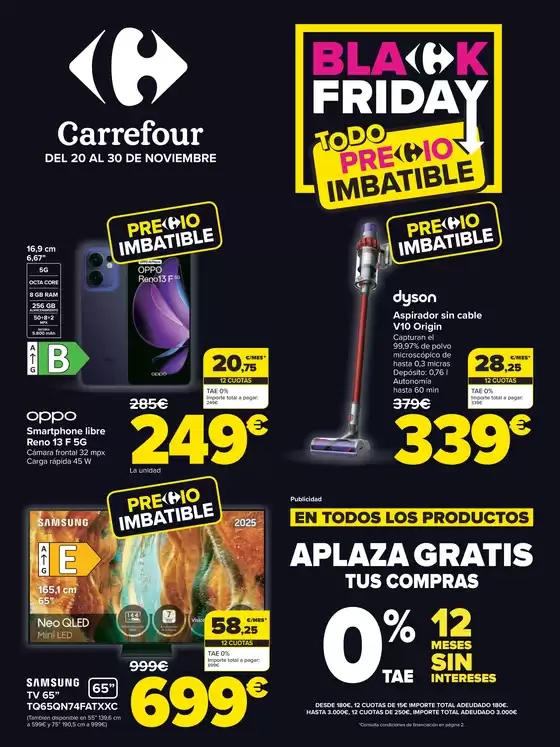 Catálogo Carrefour en Cassàde la Selva | BLACK FRIDAY | 2025-11-20T00:00:00.000Z - 2025-11-30T00:00:00.000Z