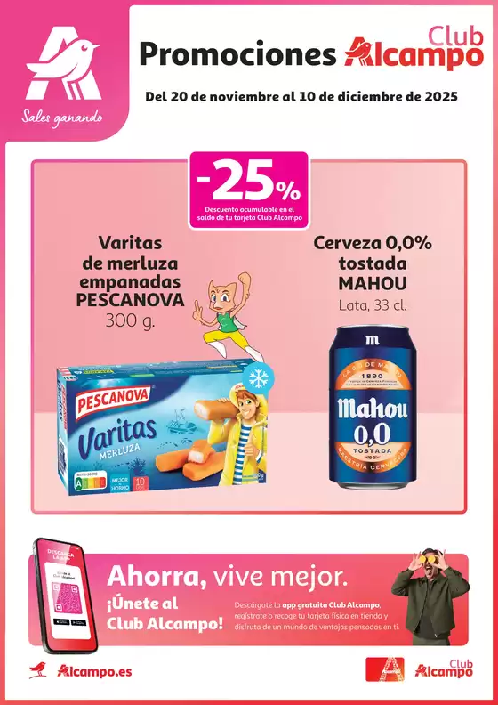 Catálogo Alcampo en Valladolid | Del 20 de noviembre al 10 de diciembre de 2025 | 2025-11-20T00:00:00.000Z - 2025-12-10T00:00:00.000Z