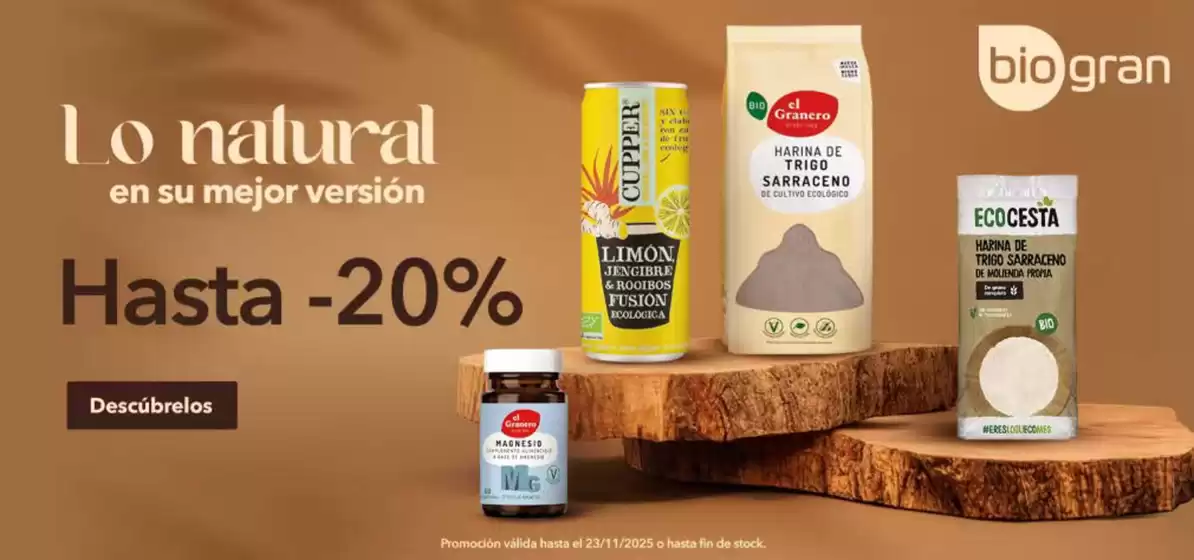 Catálogo NutriTienda en Palma de Mallorca | Hasta -20% | 2025-11-18T00:00:00.000Z - 2025-11-23T00:00:00.000Z