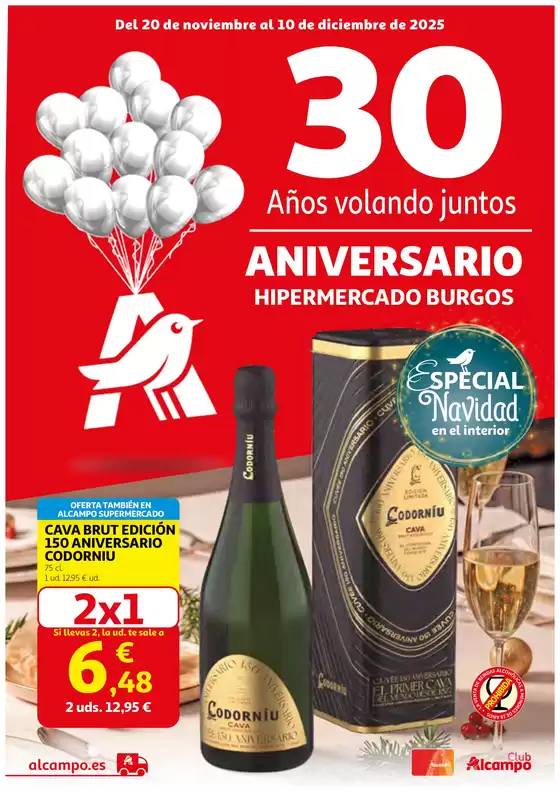 Catálogo Alcampo | 30 Años volando juntos | 2025-11-20T00:00:00.000Z - 2025-12-10T00:00:00.000Z