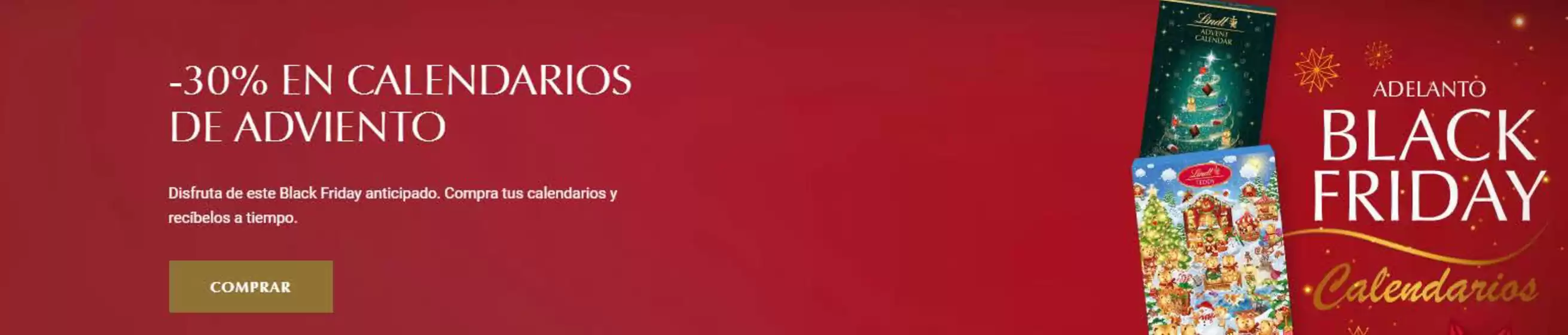 Catálogo Lindt | -30% En Calendarios De Adviento | 2025-11-19T00:00:00.000Z - 2025-12-04T00:00:00.000Z