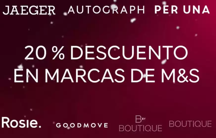 Catálogo Marks & Spencer en Almería | 20% descuento | 2025-11-19T00:00:00.000Z - 2025-12-02T00:00:00.000Z