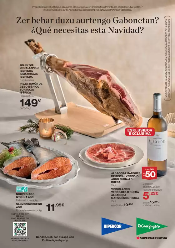 Catálogo El Corte Inglés en Barcelona | Zer behar duzu aurtengo Gabonetan? | 2025-11-20T00:00:00.000Z - 2025-12-03T00:00:00.000Z