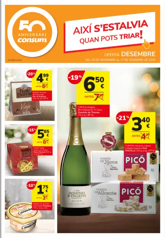 Catálogo Consum en Barcelona | Així S'estalvia Quan Pots Triar! | 2025-11-20T00:00:00.000Z - 2025-12-17T00:00:00.000Z